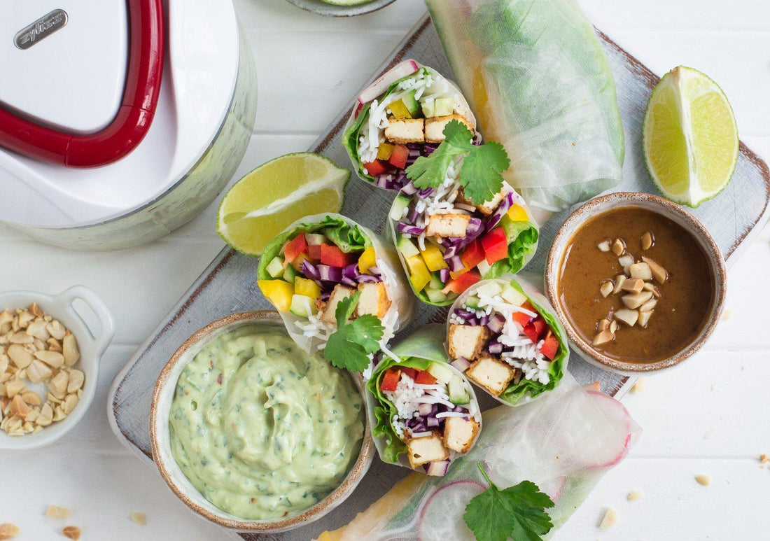 Rainbow Spring Rolls