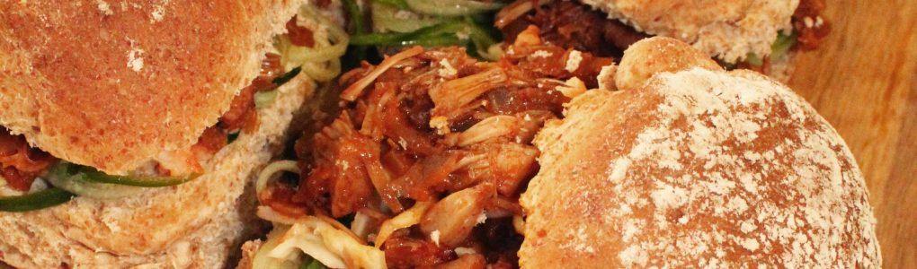 BBQ Pulled Jackfruit Sliders