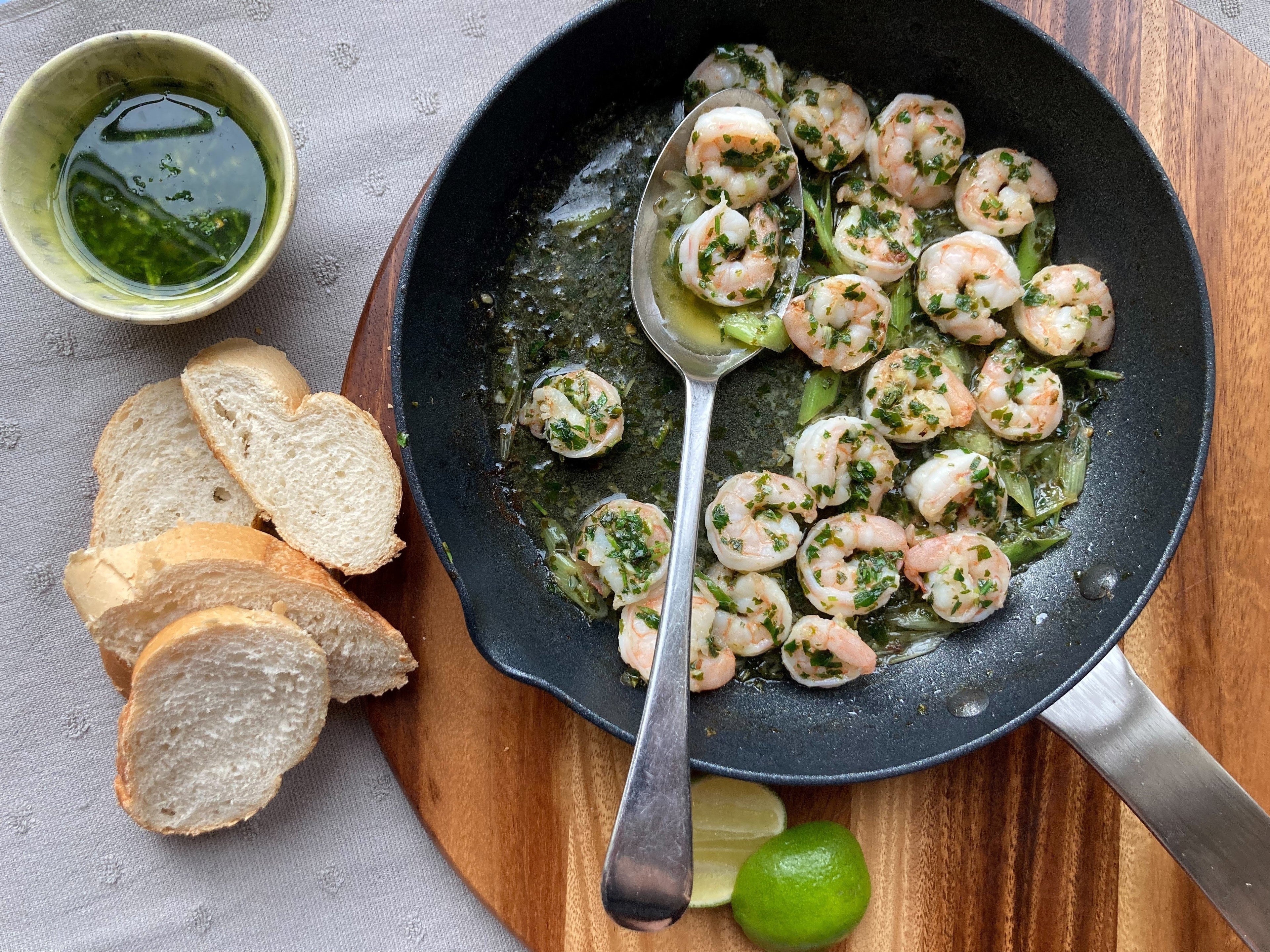 Chimichurri Prawns