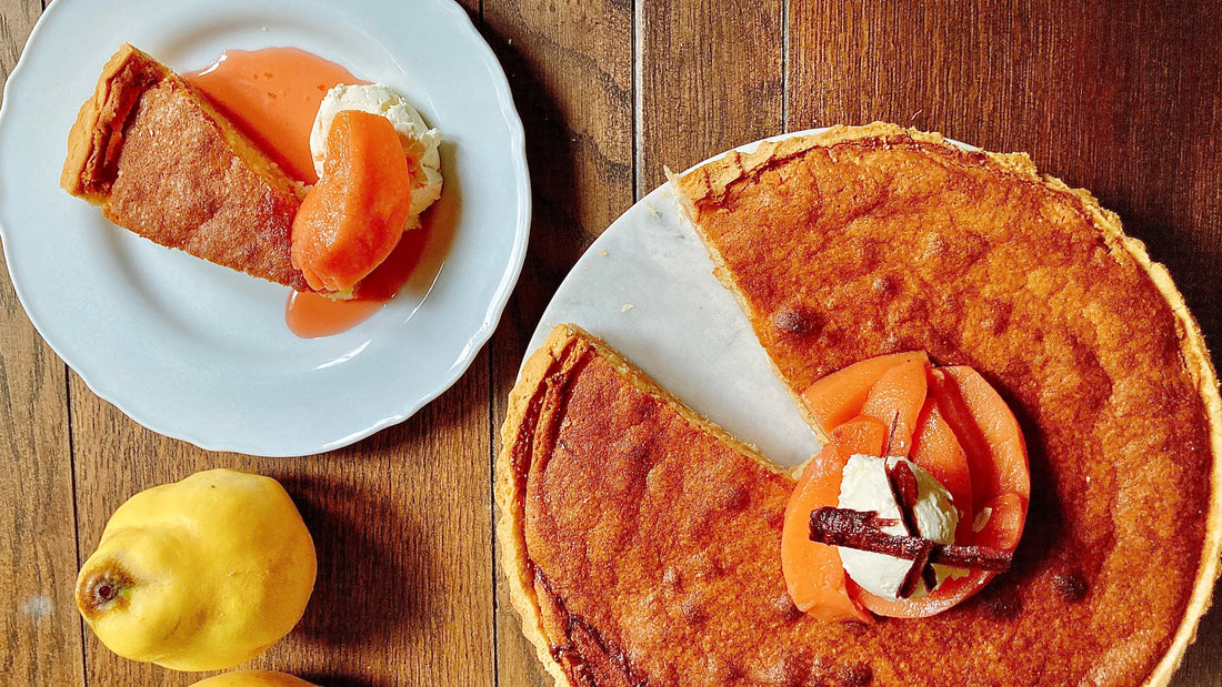 Quince Frangipane Tart