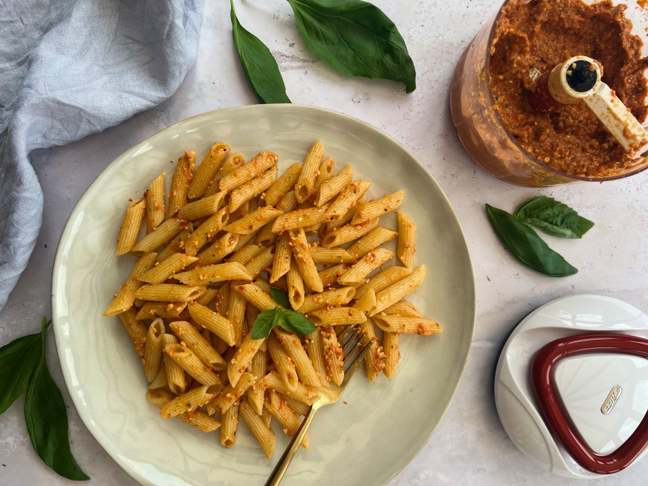 Vegetarian Roasted Red Pepper Pesto
