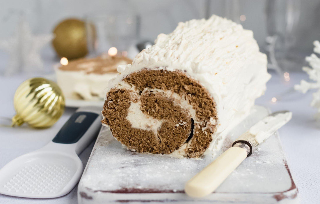 Ginger Yule Log with Irish Cream