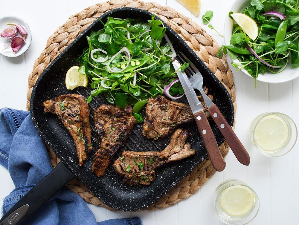 Garlic & Herbs Marinated Lamb Chops