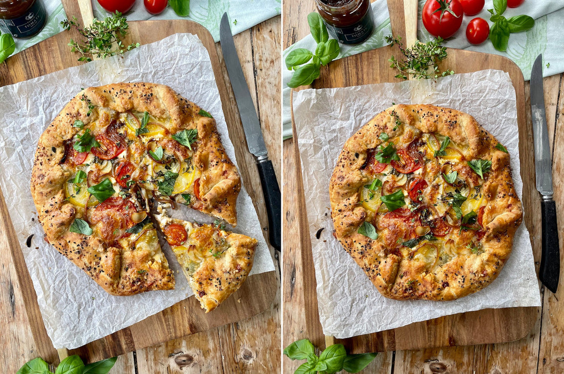 Vegetarian Tomato & Mozzarella Galette