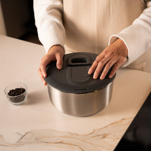 Easy Spin Salad Spinner Stainless Steel