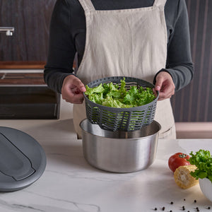 Swift Dry Salad Spinner Stainless Steel