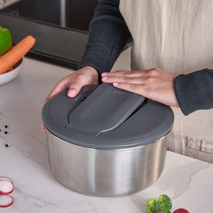 Swift Dry Salad Spinner Stainless Steel
