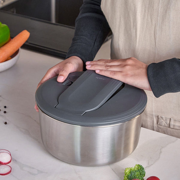 Swift Dry Salad Spinner Stainless Steel