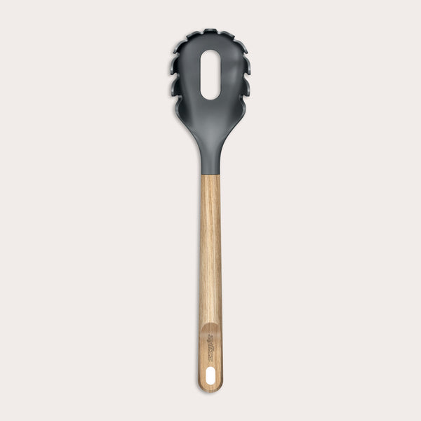 Oak Wood Spaghetti Server