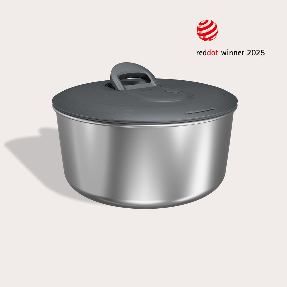 Easy Spin Salad Spinner Stainless Steel
