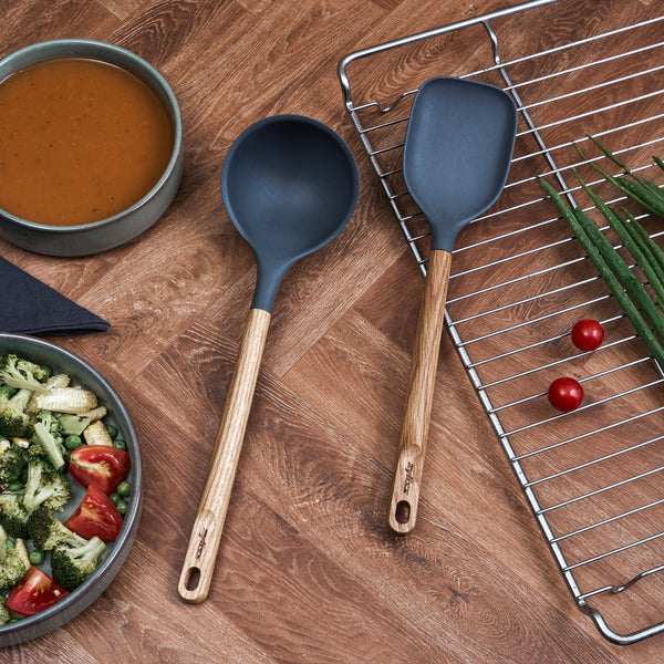 Oak Wood Utensil Set