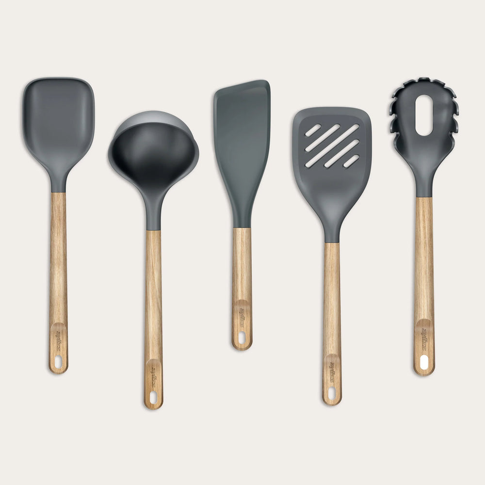 Oak Wood Utensil Set