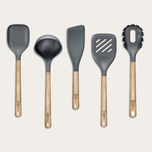 Oak Wood Utensil Set