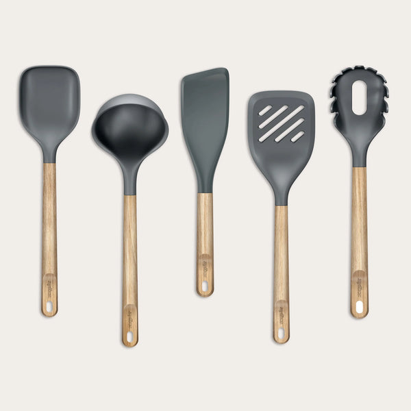 Oak Wood Utensil Set