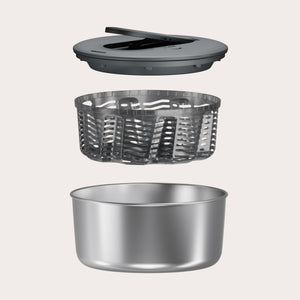 Swift Dry Salad Spinner Stainless Steel